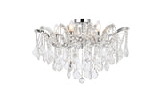 Elegant Lighting - 2800F24C/RC - Six Light Flush Mount - Maria Theresa - Chrome