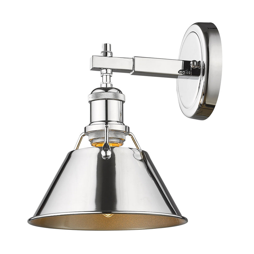 Golden - 3306-BA1 CH-CH - One Light Bath Vanity - Orwell - Chrome