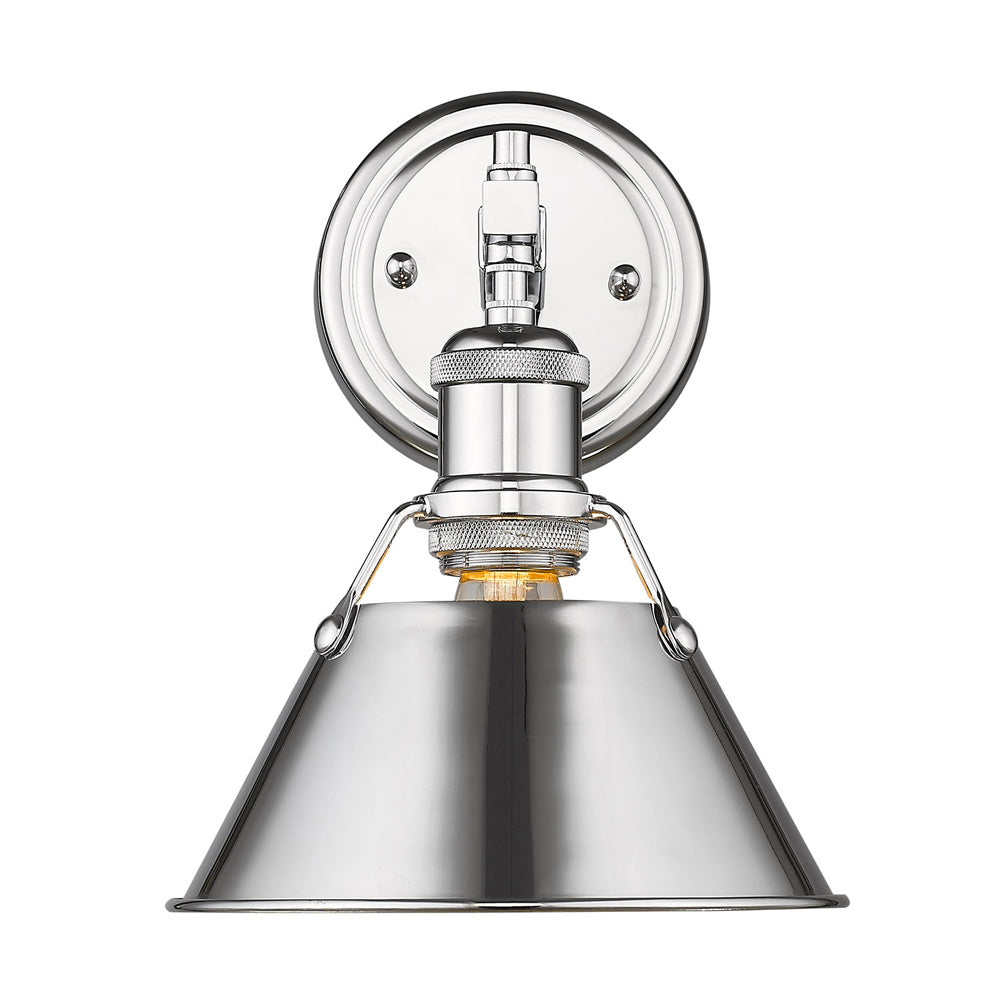 Golden - 3306-BA1 CH-CH - One Light Bath Vanity - Orwell - Chrome