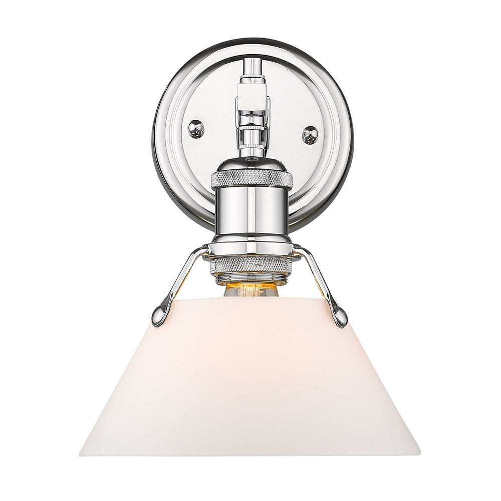 Golden - 3306-BA1 CH-OP - One Light Bath Vanity - Orwell - Chrome