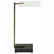 Currey and Company - 4000-0032 - Drinks Table - Neil Black Drinks Table - Antique Brass/Black