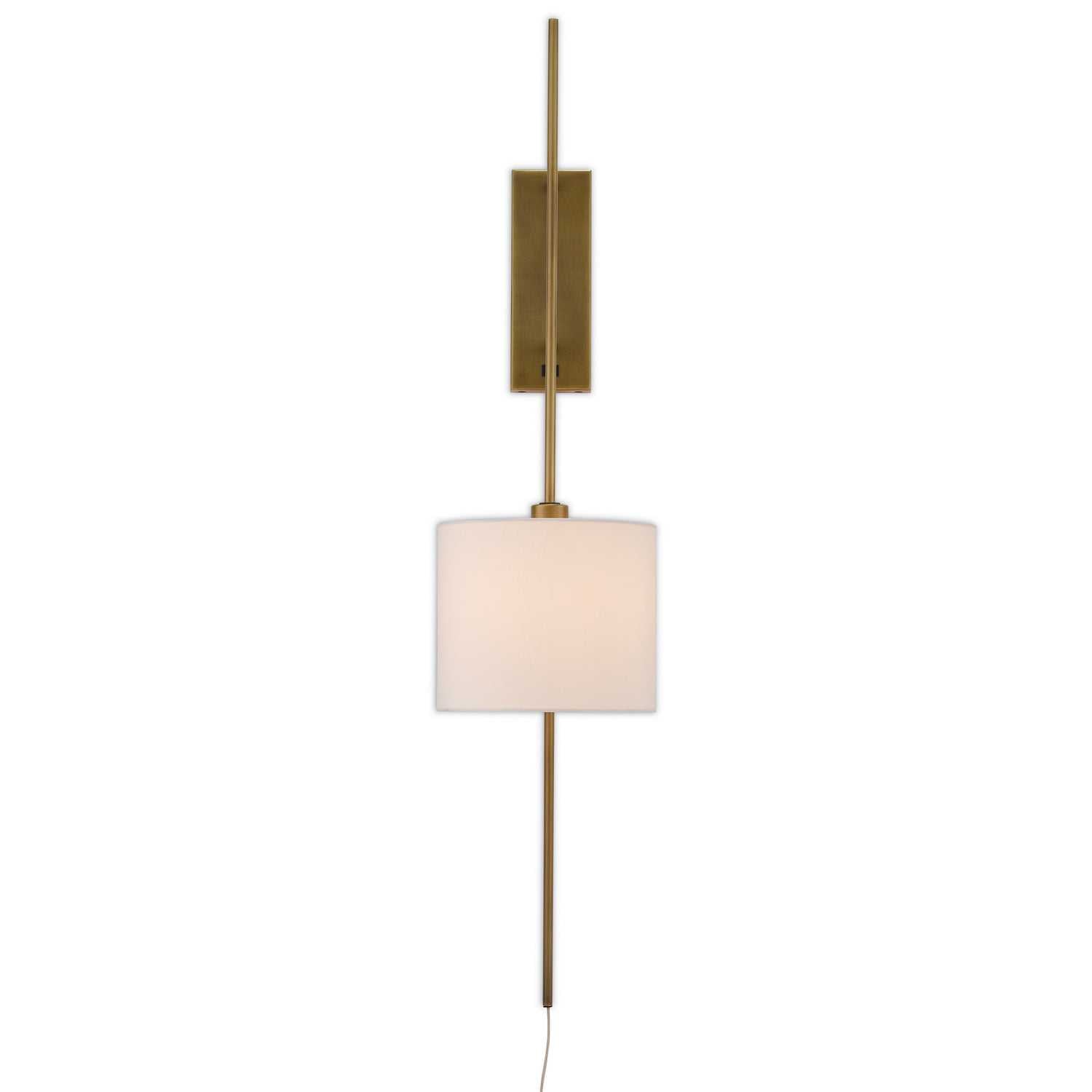 Currey and Company - 5000-0076 - One Light Wall Sconce - Savill Brass Wall Sconce - Antique Brass