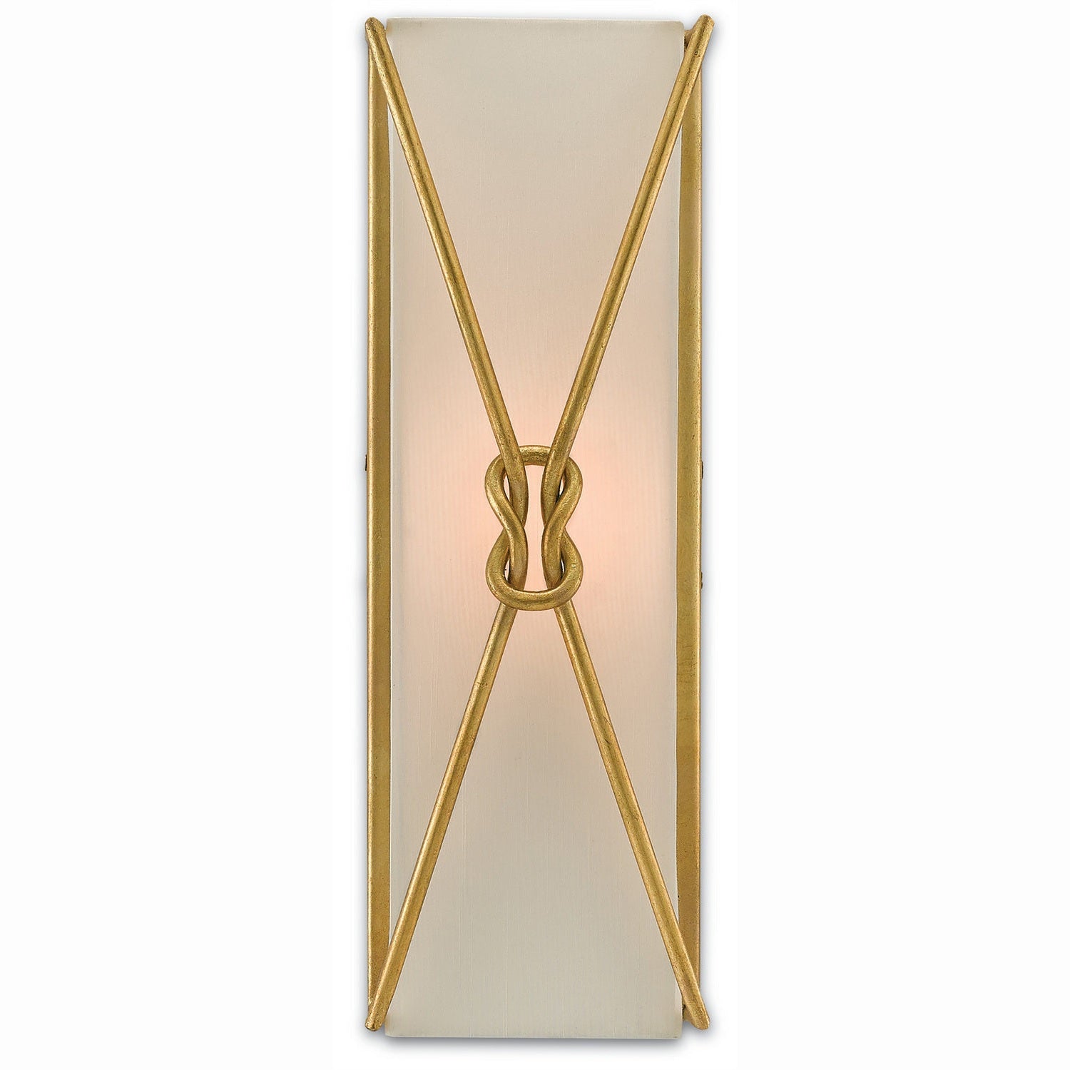Currey and Company - 5000-0078 - One Light Wall Sconce - Ariadne Collection - Contemporary Gold Leaf