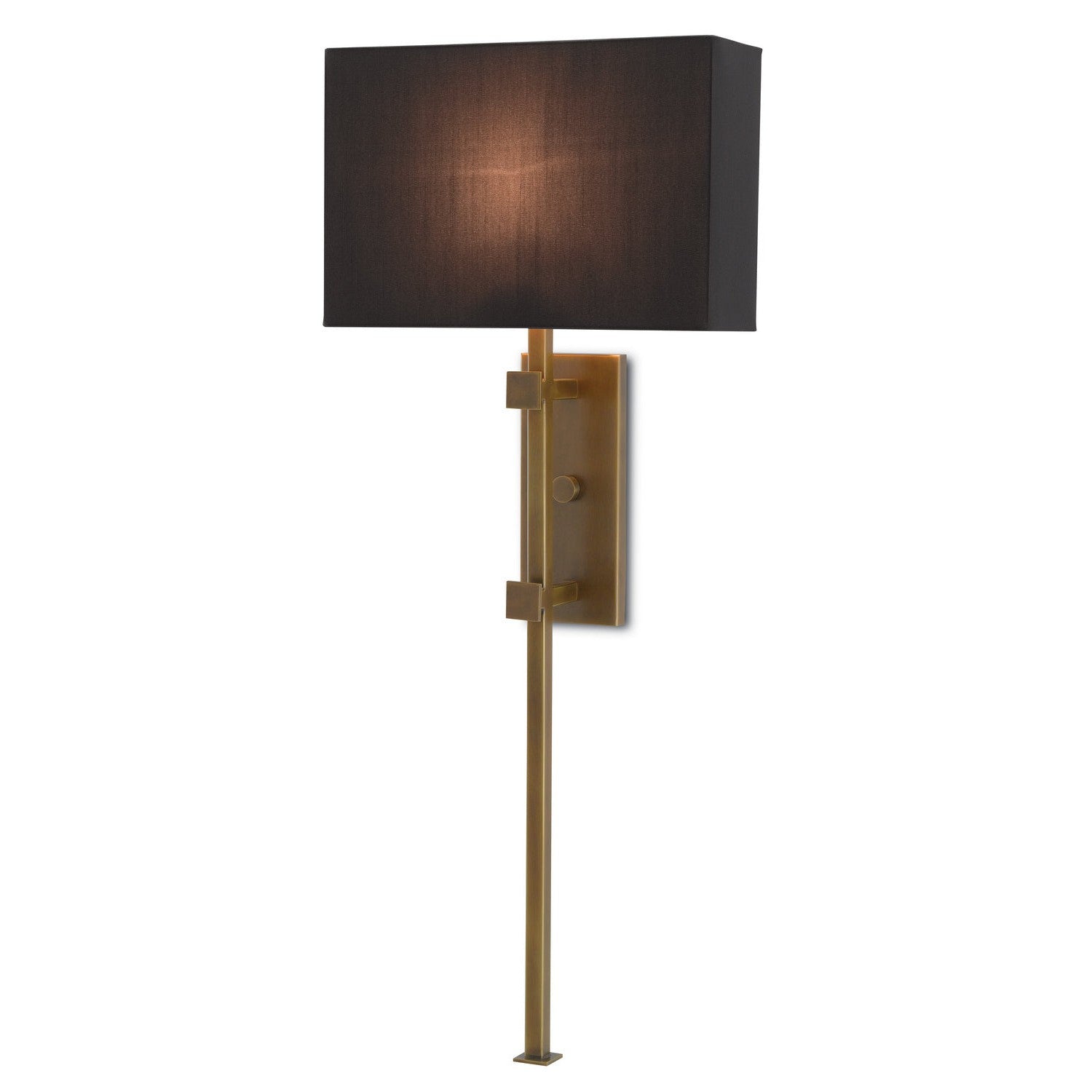 Currey and Company - 5000-0090 - One Light Wall Sconce - Edmund Brass Wall Sconce - Antique Brass