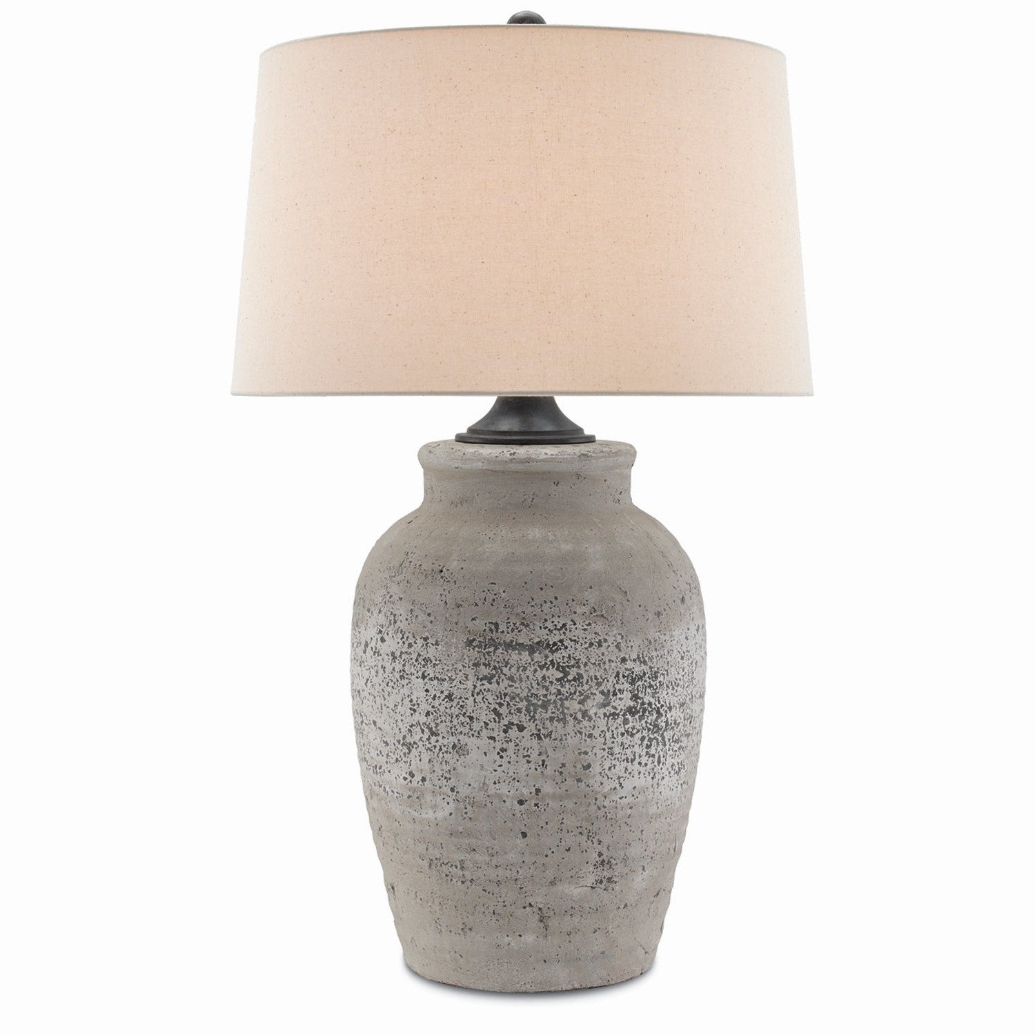 Currey and Company - 6000-0149 - One Light Table Lamp - Quest Table Lamp - Rustic Gray/Aged Black