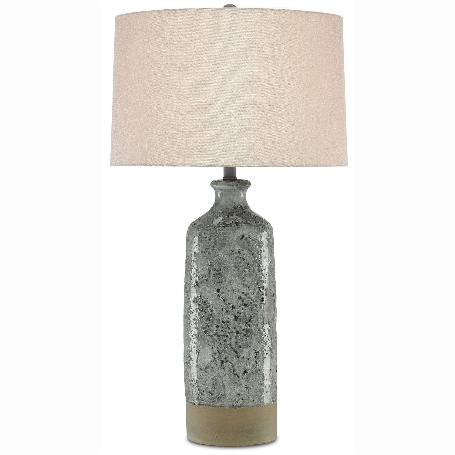 Currey and Company - 6000-0208 - One Light Table Lamp - Stargazer Table Lamp - Celadon Crackle/Gray