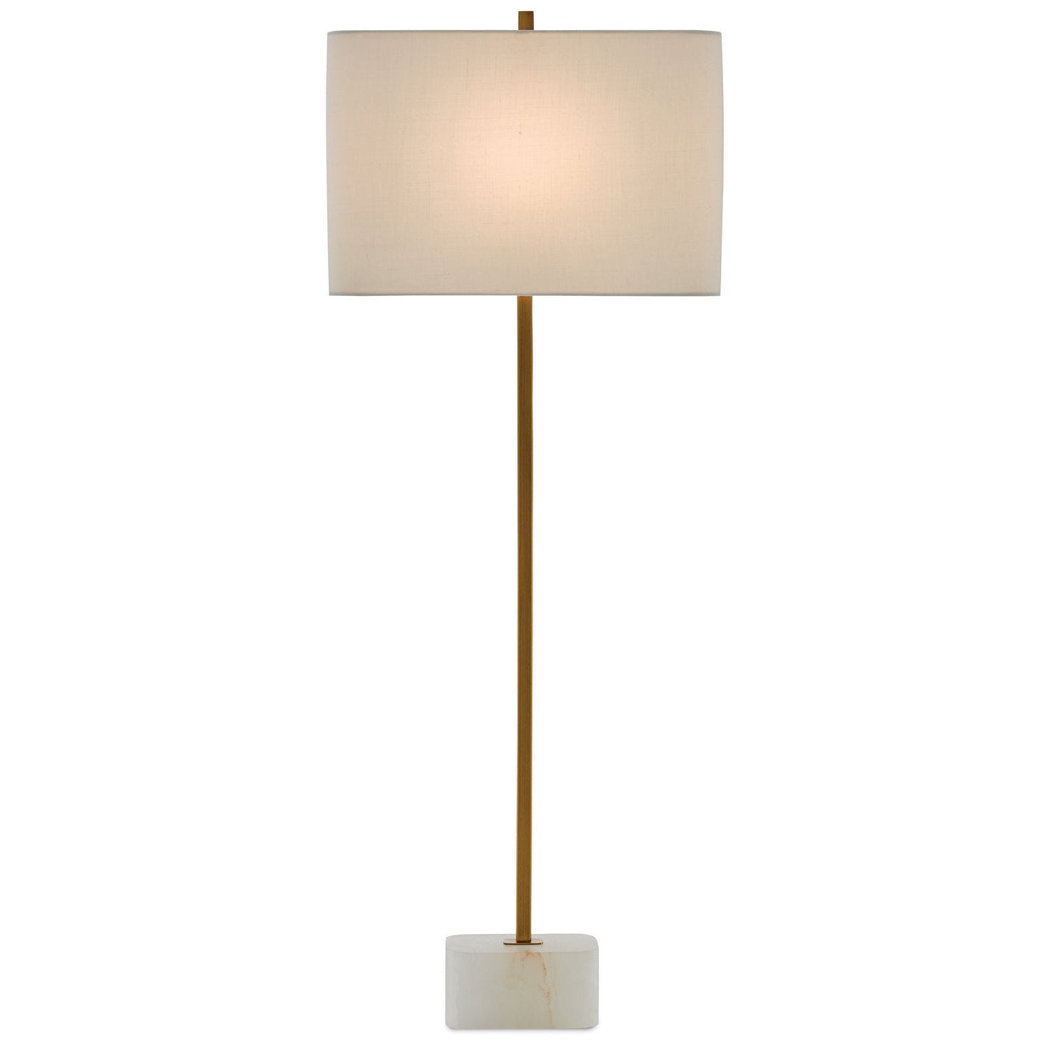 Currey and Company - 6000-0293 - One Light Table Lamp - Felix Brass Table Lamp - Natural/Antique Brass