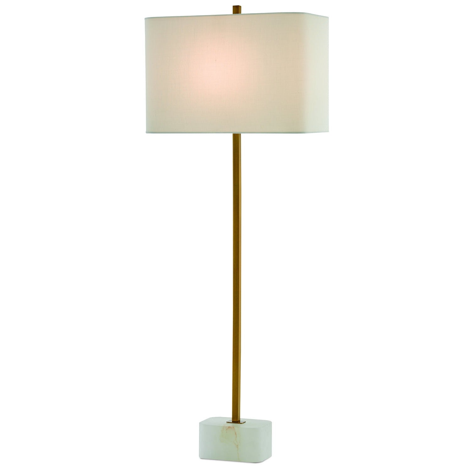 Currey and Company - 6000-0293 - One Light Table Lamp - Felix Brass Table Lamp - Natural/Antique Brass