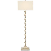Currey and Company - 8000-0019 - One Light Floor Lamp - Lyndhurst Silver Floor Lamp - Silver Leaf