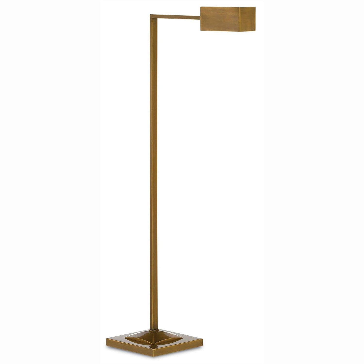 Currey and Company - 8000-0025 - One Light Floor Lamp - Ruxley Collection - Polished Antique Brass