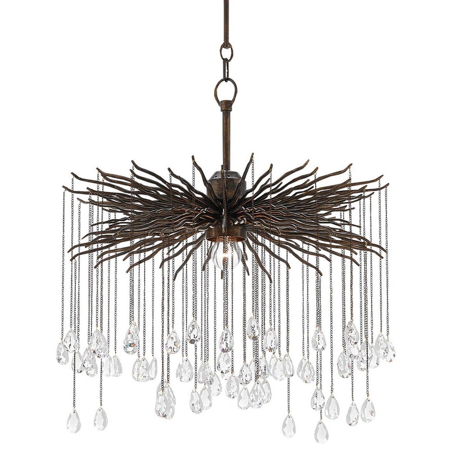 Currey and Company - 9000-0198 - One Light Chandelier - Fen Collection - Cupertino