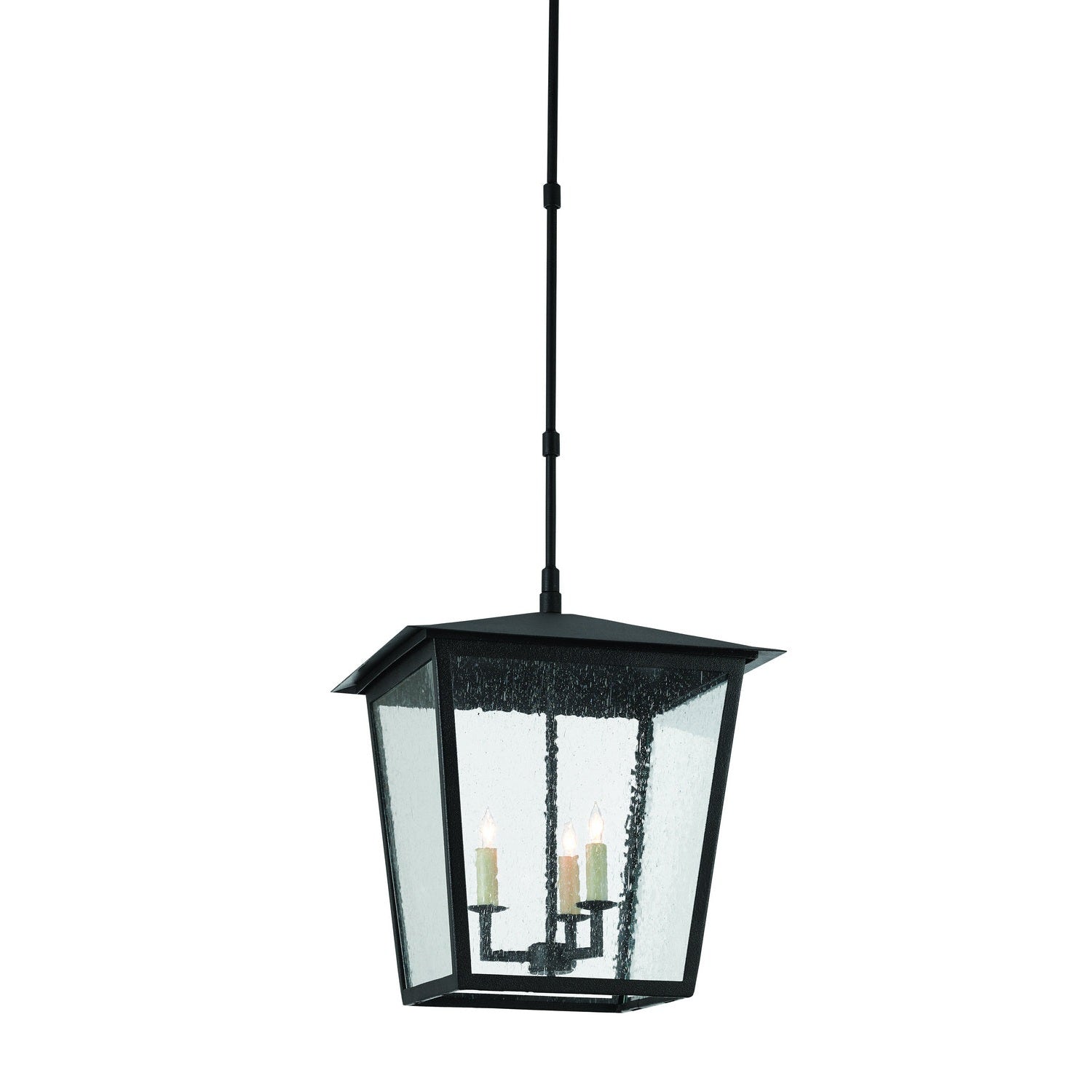 Currey and Company - 9500-0002 - Three Light Outdoor Lantern - Bening Collection - Midnight