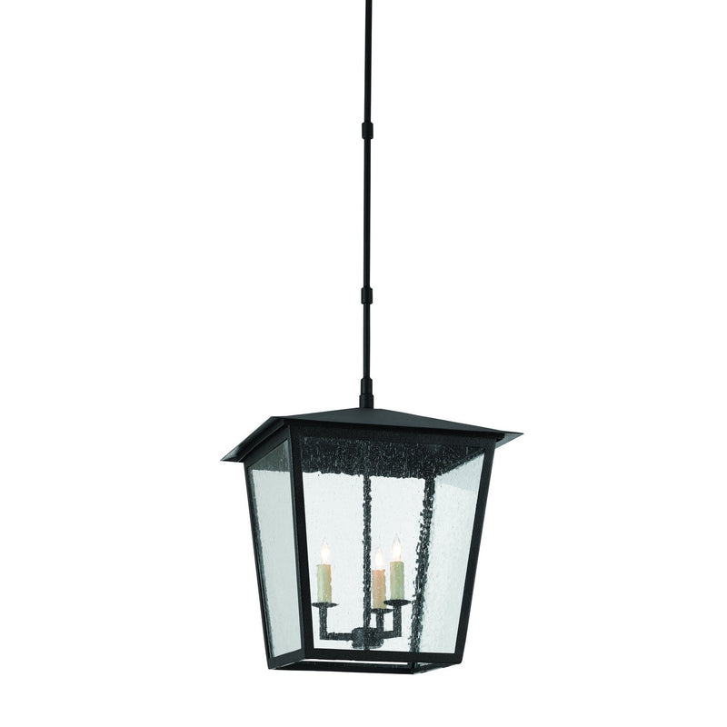 Currey and Company - 9500-0002 - Three Light Outdoor Lantern - Bening Collection - Midnight