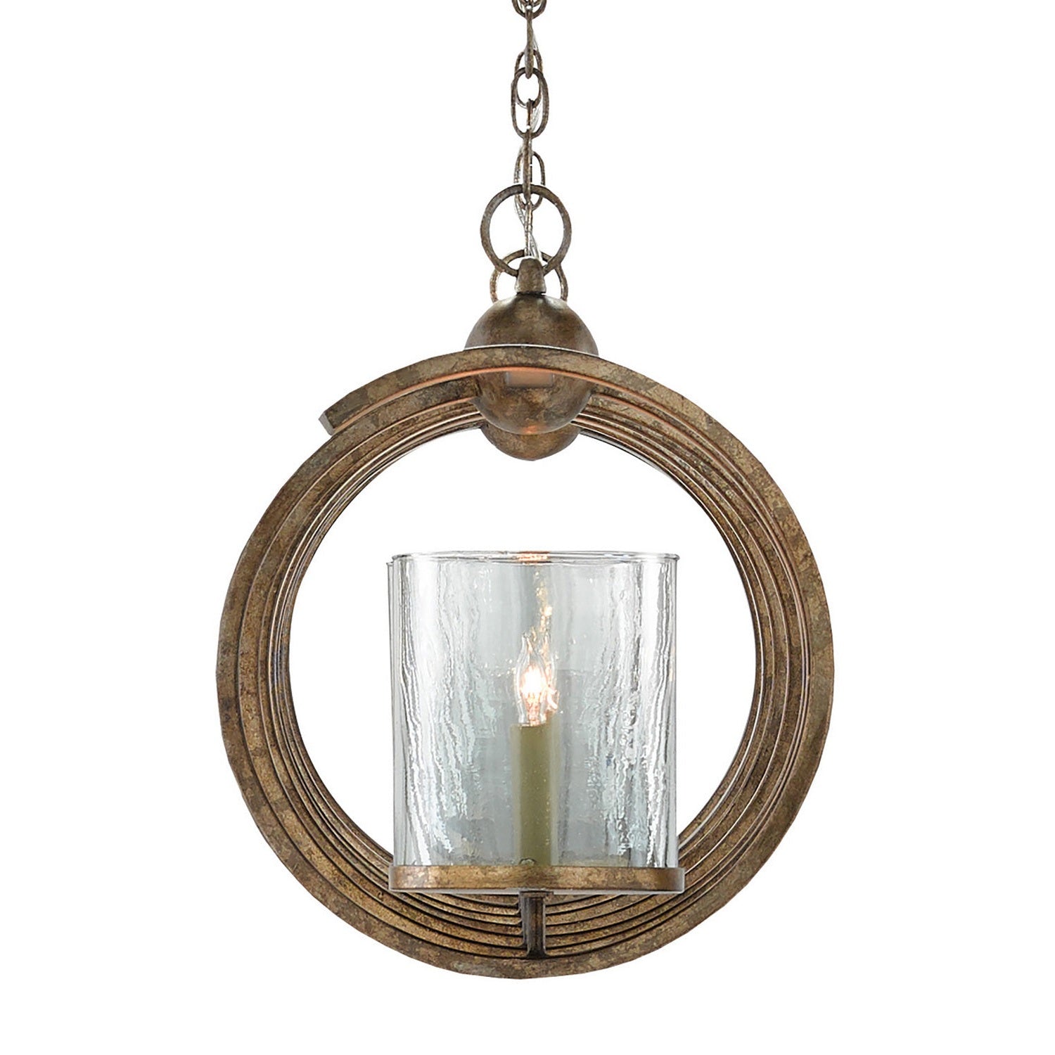 Currey and Company - 9000-0263 - Seven Light Chandelier - Maximus Collection - Pyrite Bronze