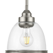 Progress Lighting - P500137-009 - One Light Mini-Pendant - Saluda - Brushed Nickel