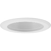 Progress Lighting - P868-28 - 5" Recessed Step Baffle Trim for 5" Housing - Recessed - White