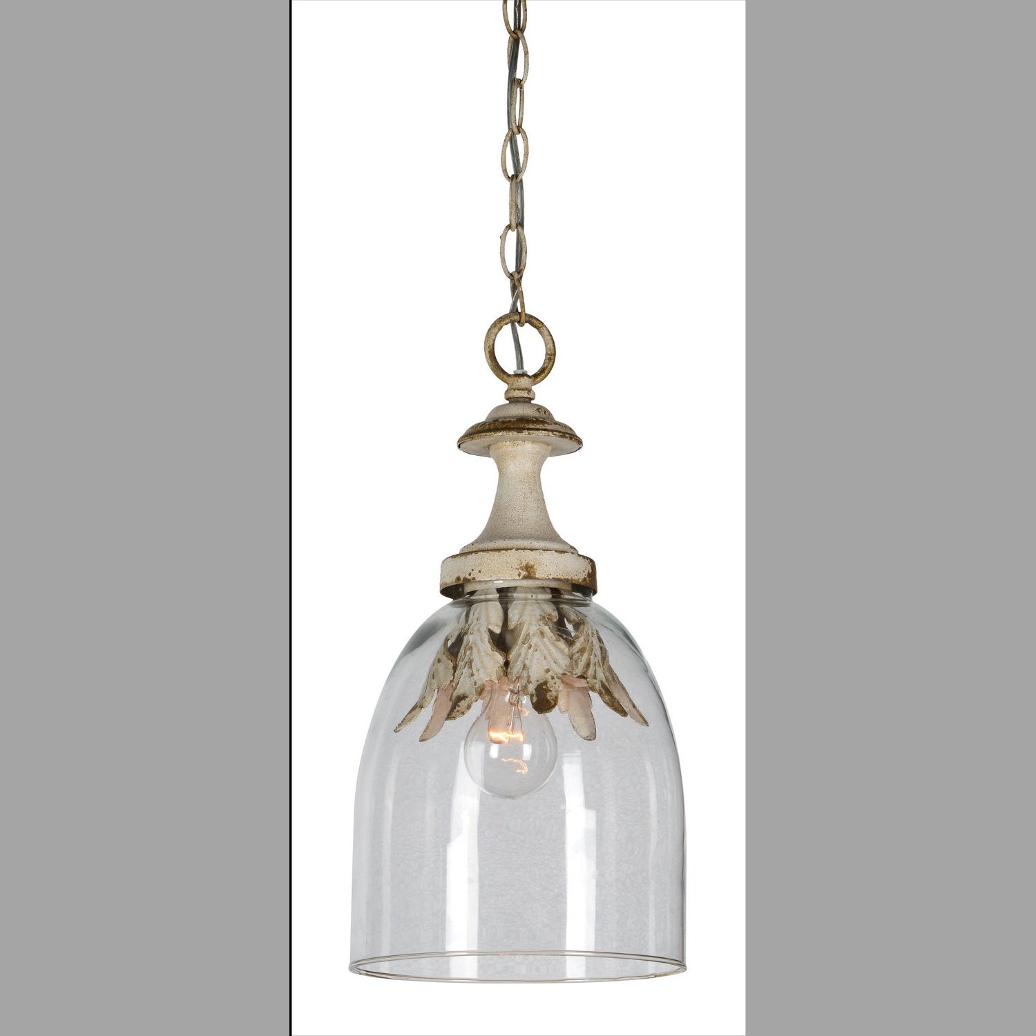 Forty West - 70723 - One Light Pendant - Camden - Cottage White