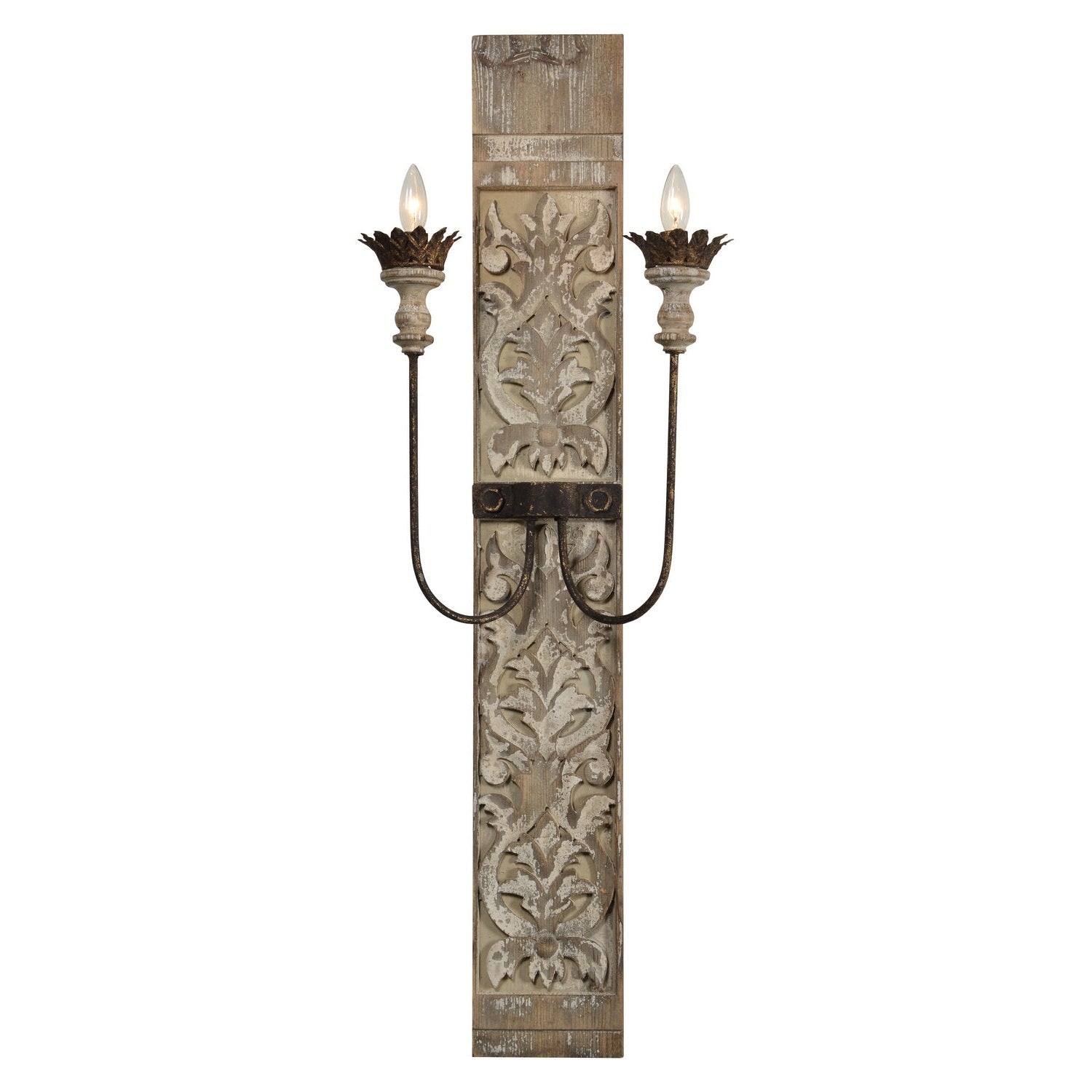 Forty West - 70778 - Two Light Wall Sconce - Piper - Natural