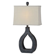 Forty West - 71065 - One Light Table Lamp - Isaac - Black
