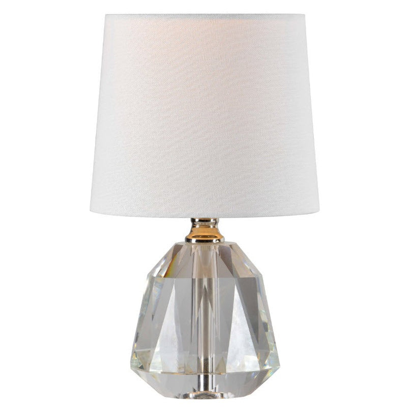 Forty West - 73038 - One Light Crystal Lamp - Slade - Clear