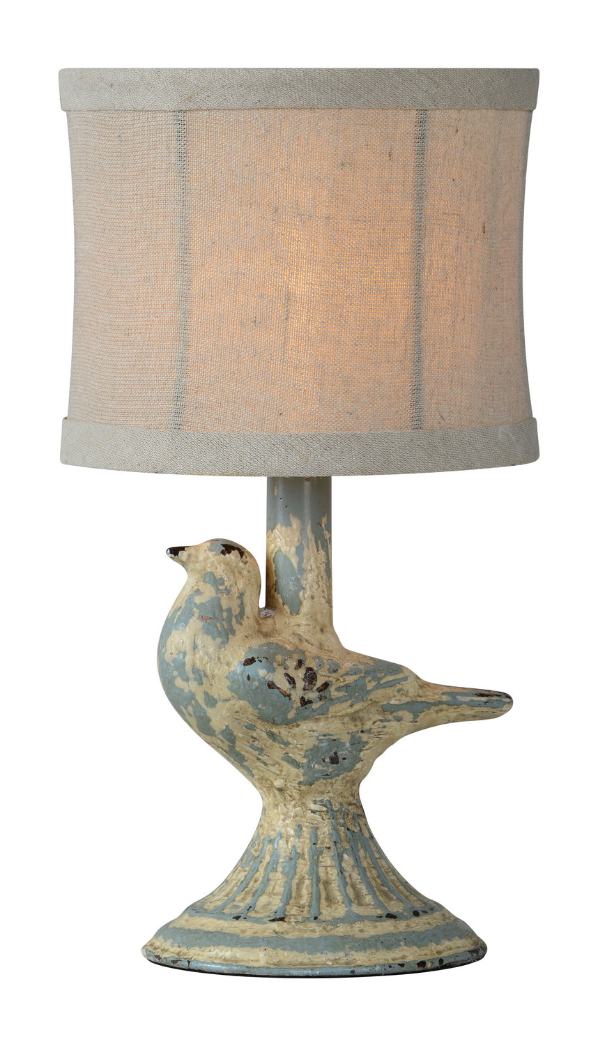 Forty West - 73049 - One Light Table Lamp - Ren - Weathered Blue and Antique White