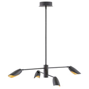 Fredrick Ramond - FR35804BLK - LED Chandelier - Bowery - Black