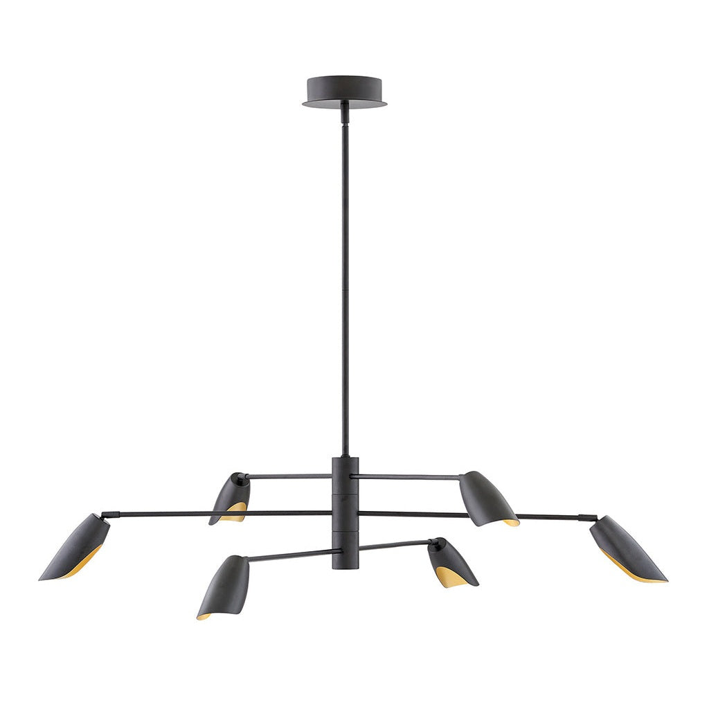 Fredrick Ramond - FR35806BLK - LED Chandelier - Bowery - Black