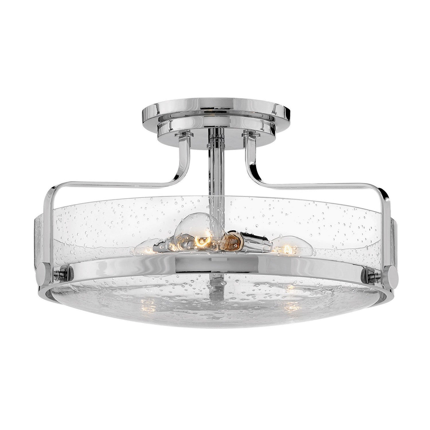 Hinkley - 3643CM-CS - LED Semi-Flush Mount - Harper - Chrome