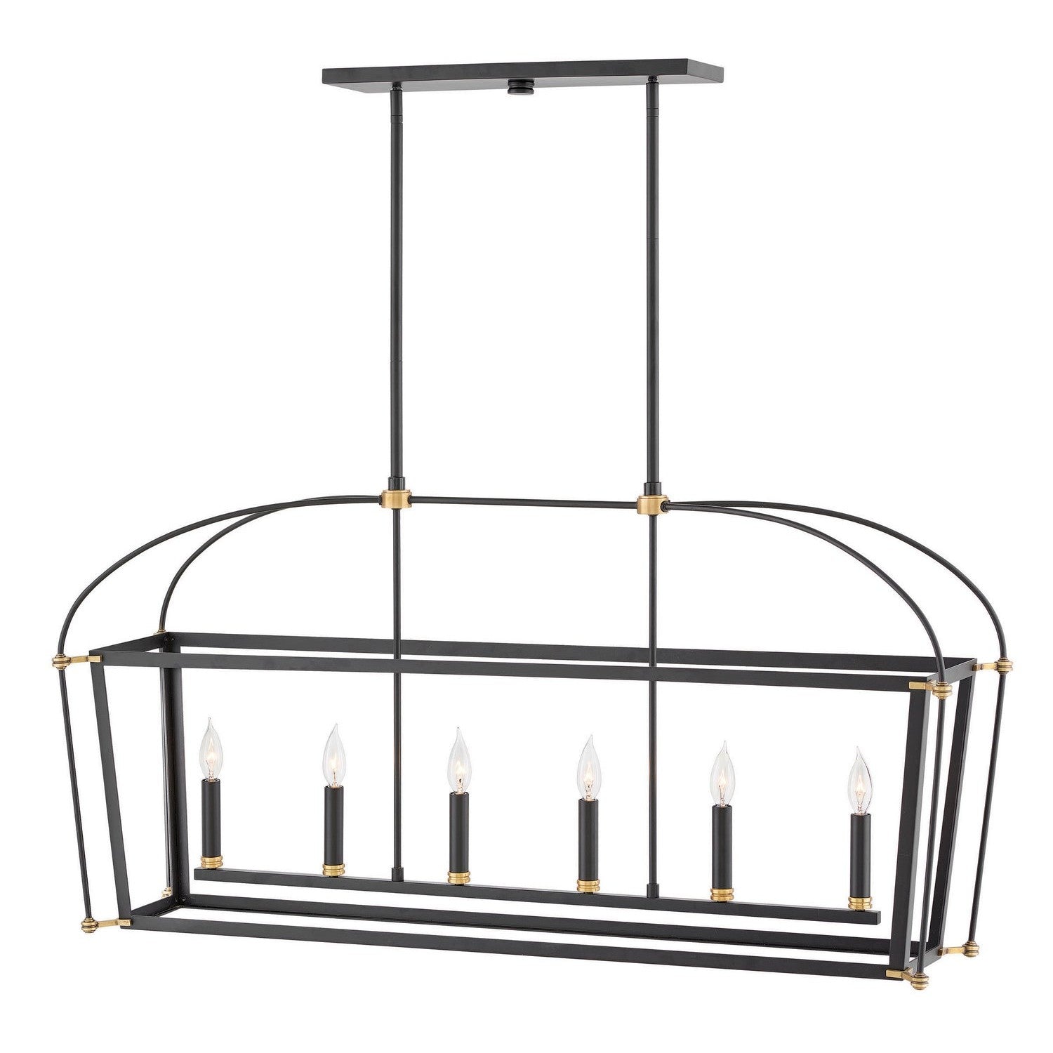 Hinkley - 4054BK - LED Linear Chandelier - Selby - Black