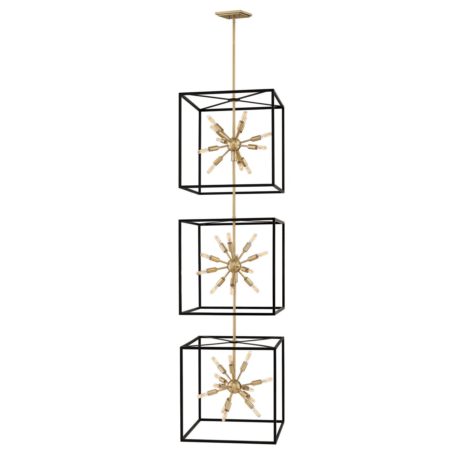 Hinkley - 46318BLK - LED Pendant - Aros - Black