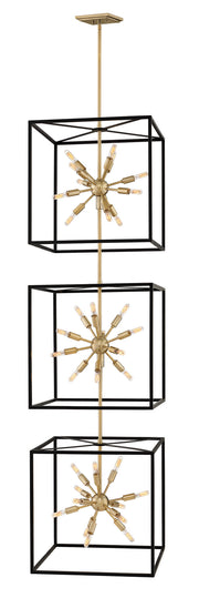 Hinkley - 46318BLK - LED Pendant - Aros - Black