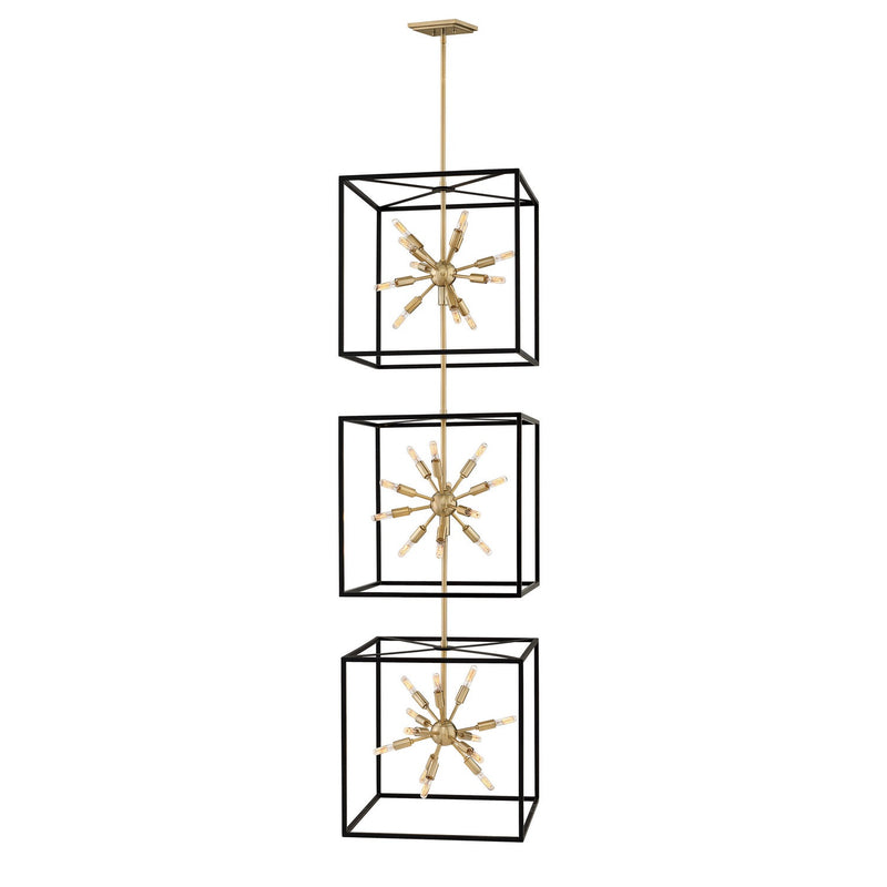 Hinkley - 46318BLK - LED Pendant - Aros - Black