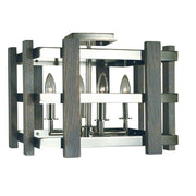 Framburg - 5260 PN - Four Light Flush / Semi-Flush Mount - Arcadia - Polished Nickel