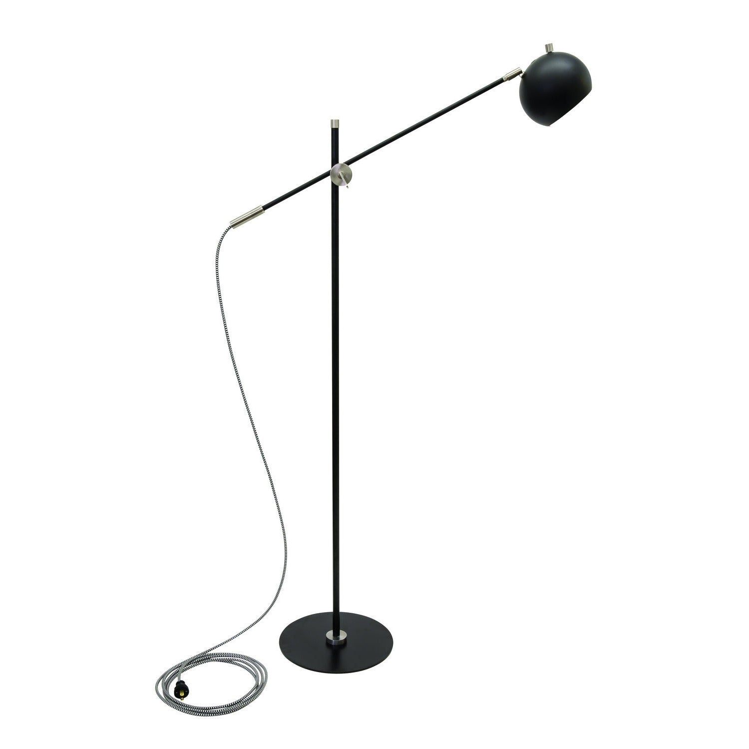 House of Troy - OR700-BLKSN - LED Floor Lamp - Orwell - Black/Satin Nickel