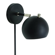 House of Troy - OR775-BLKSN - LED Wall Sconce - Orwell - Black with Satin Nickel Accents