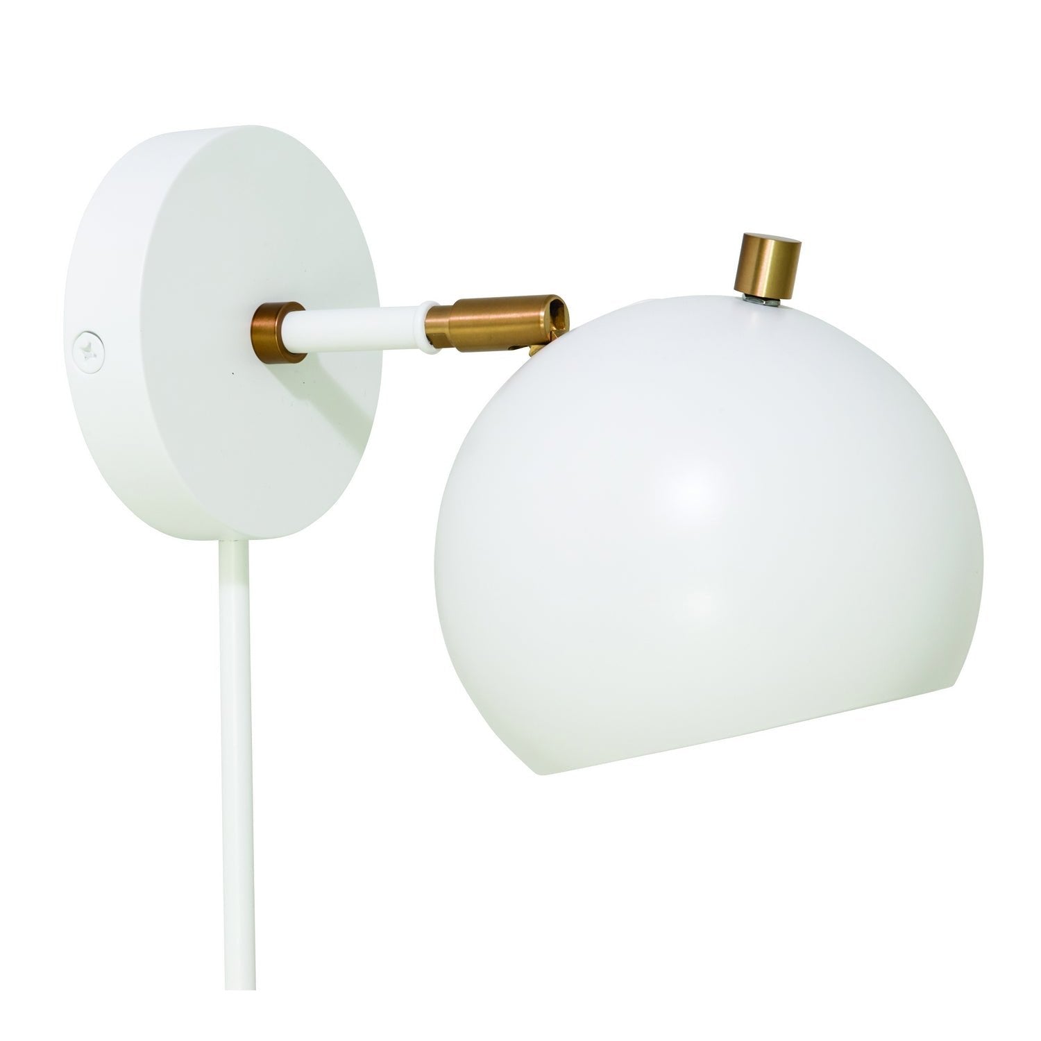 House of Troy - OR775-WTWB - LED Wall Sconce - Orwell - White with Weathered Brass Accents