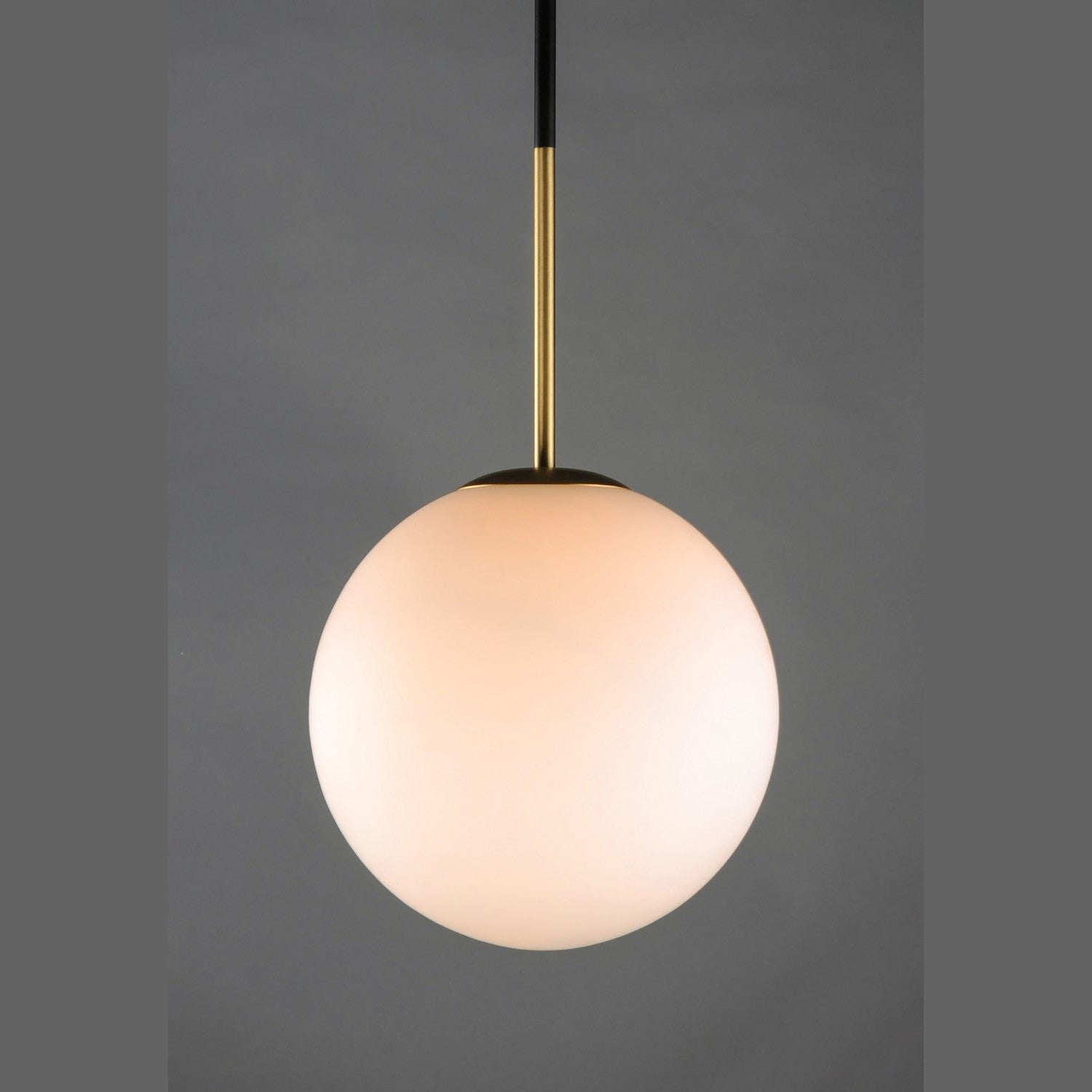Maxim - 26034SWSBRBK - One Light Pendant - Vesper - Satin Brass / Black