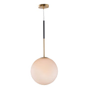Maxim - 26034SWSBRBK - One Light Pendant - Vesper - Satin Brass / Black