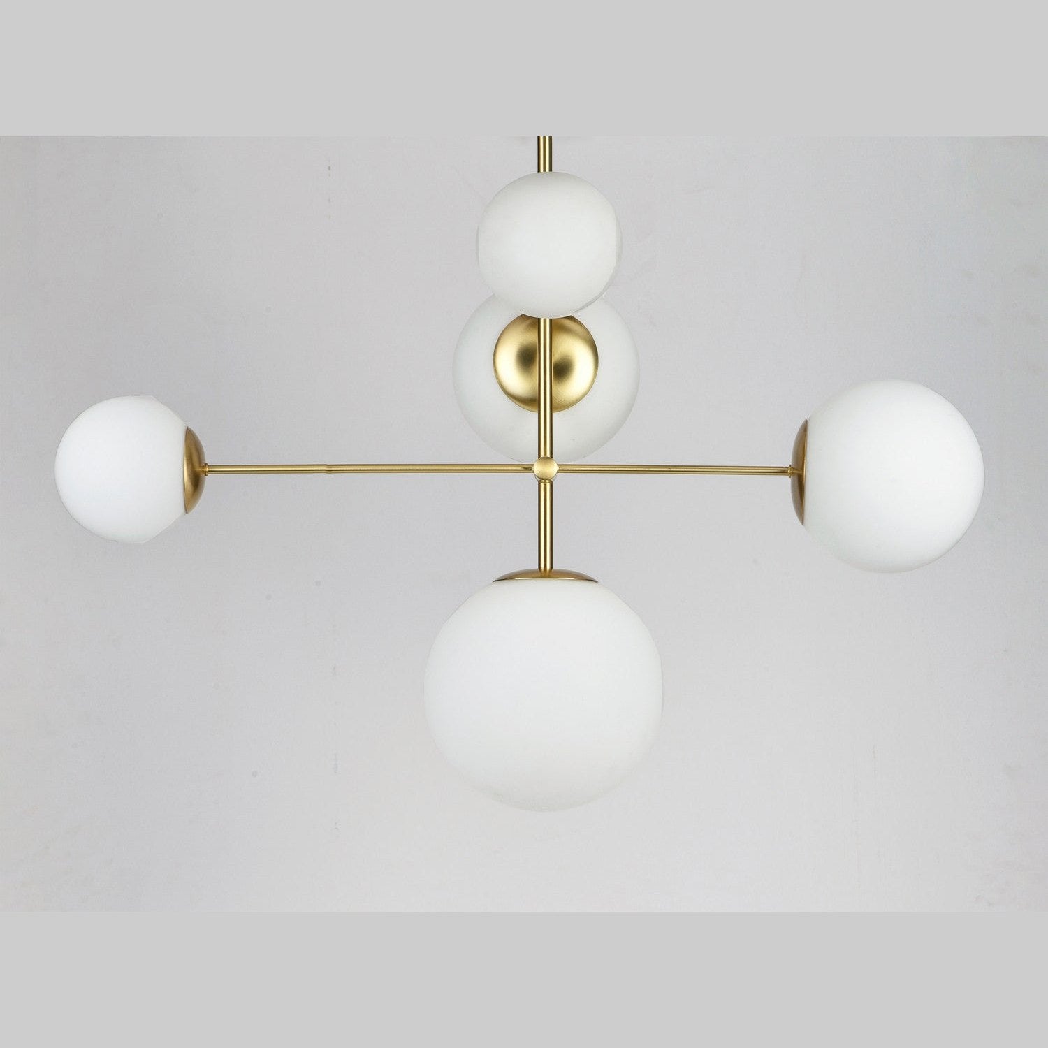 Maxim - 26037SWSBRBK - Five Light pendant - Vesper - Satin Brass / Black