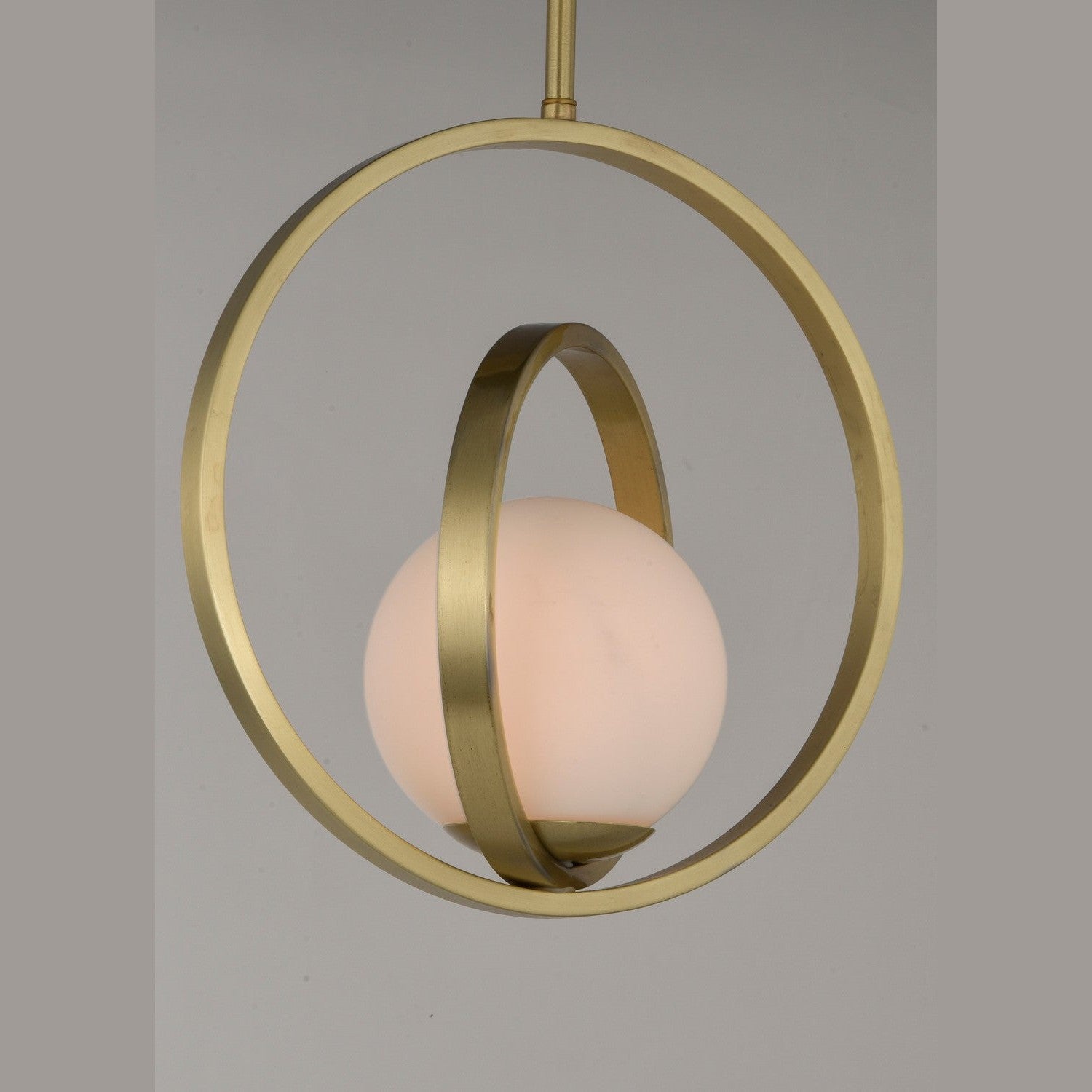 Maxim - 26052SWSBR - One Light Pendant - Coronet - Satin Brass