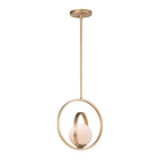 Maxim - 26052SWSBR - One Light Pendant - Coronet - Satin Brass