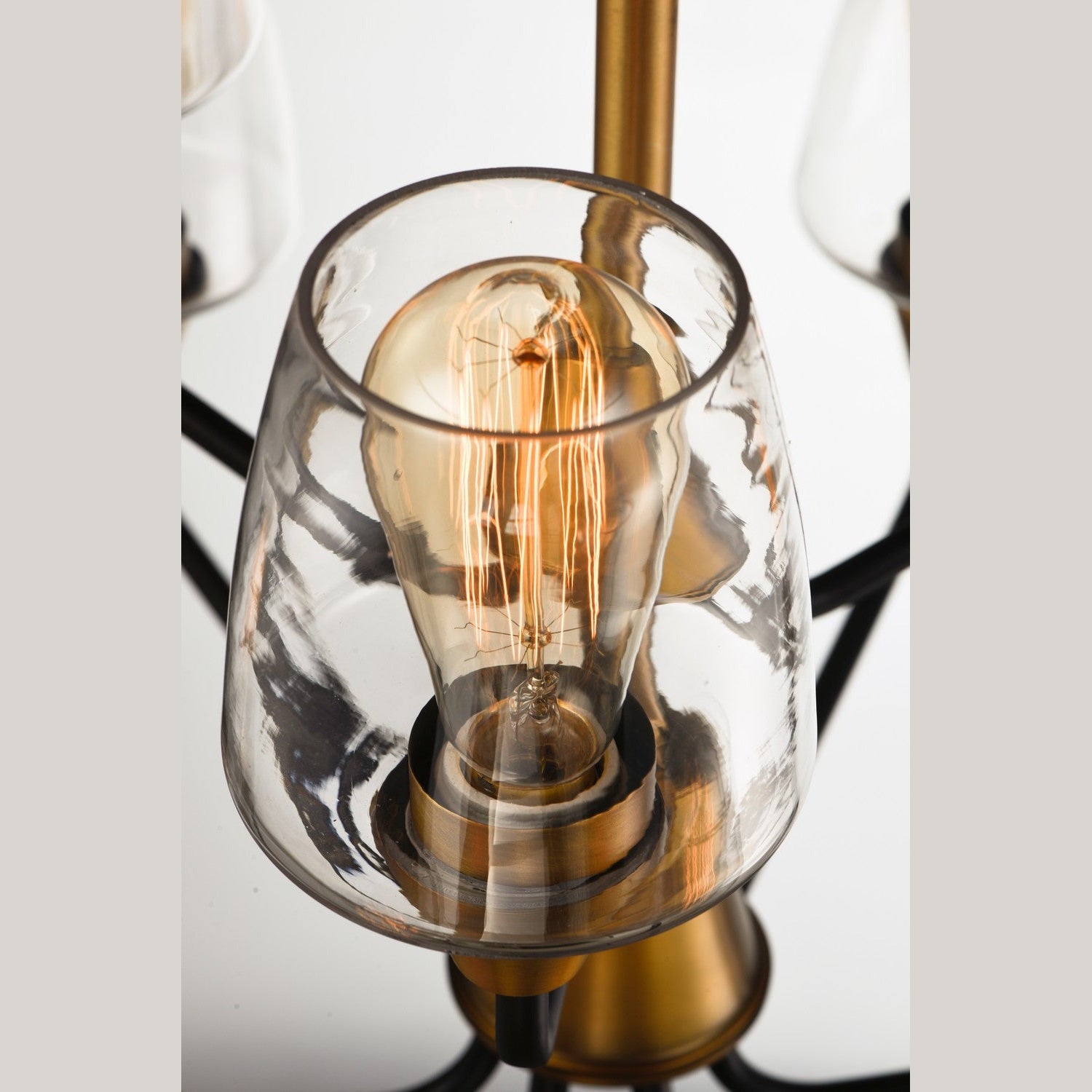 Maxim - 26125CLBZAB - Five Light Chandelier - Goblet - Bronze / Antique Brass