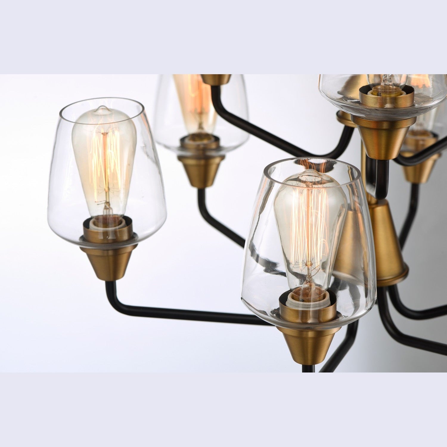 Maxim - 26127CLBZAB - Nine Light Chandelier - Goblet - Bronze / Antique Brass