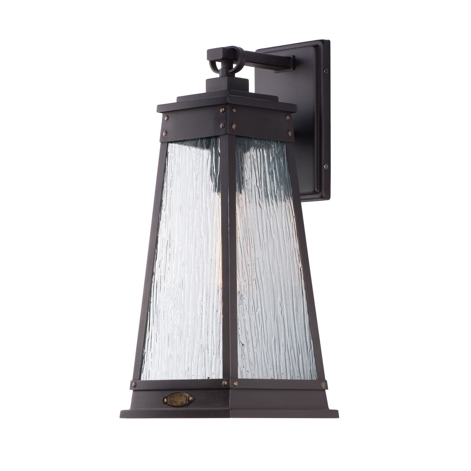 Maxim - 3044RPOLB - One Light Outdoor Wall Lantern - Schooner - Olde Brass