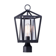 Maxim - 3171CLBK - One Light Outdoor Pole/Post Lantern - Artisan - Black