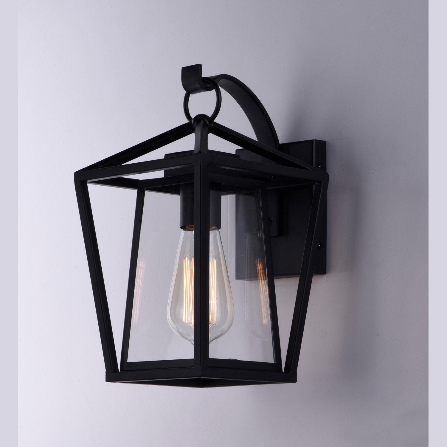 Maxim - 3174CLBK - One Light Outdoor Wall Lantern - Artisan - Black