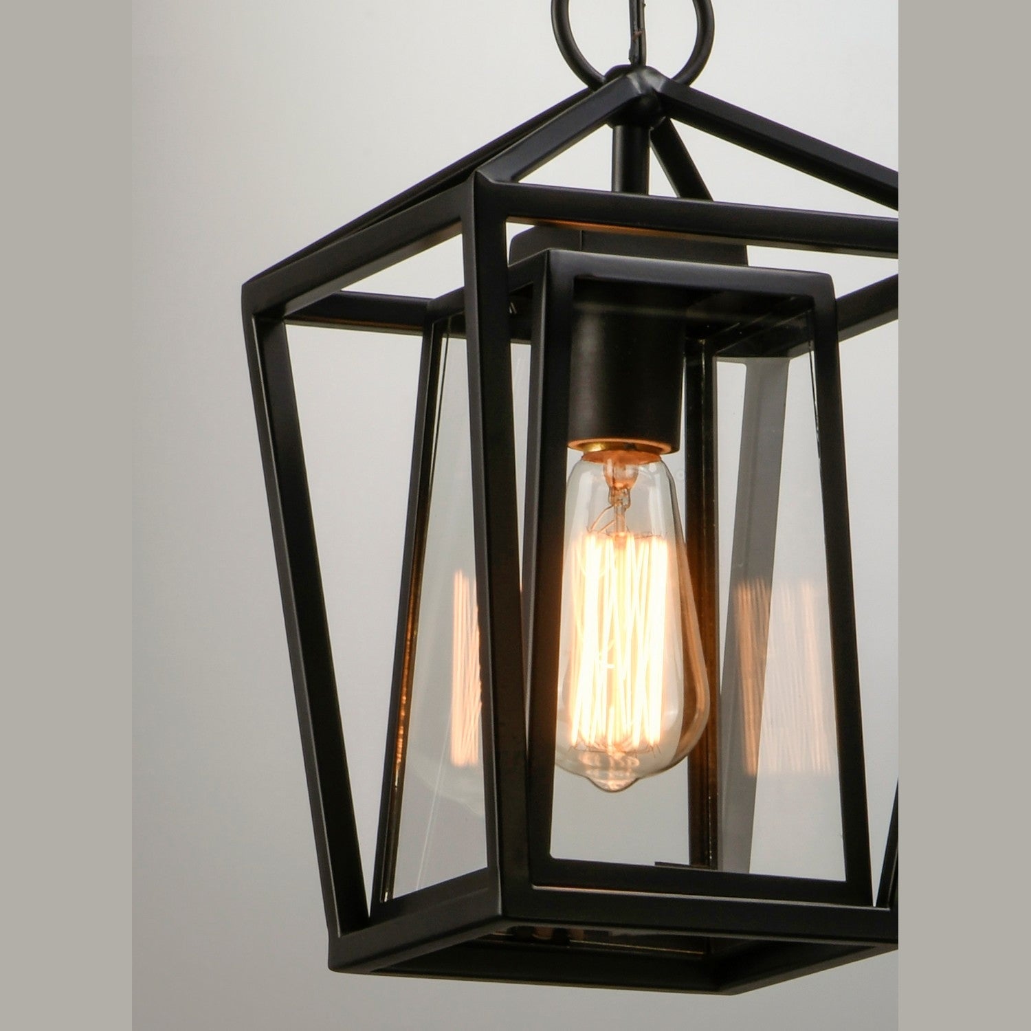 Maxim - 3179CLBK - One Light Outdoor Hanging Lantern - Artisan - Black