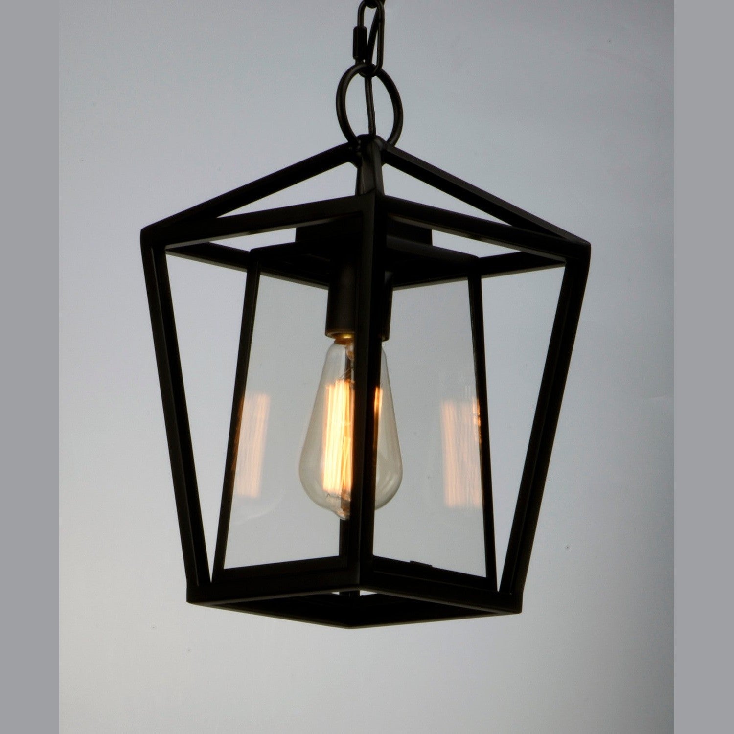 Maxim - 3179CLBK - One Light Outdoor Hanging Lantern - Artisan - Black