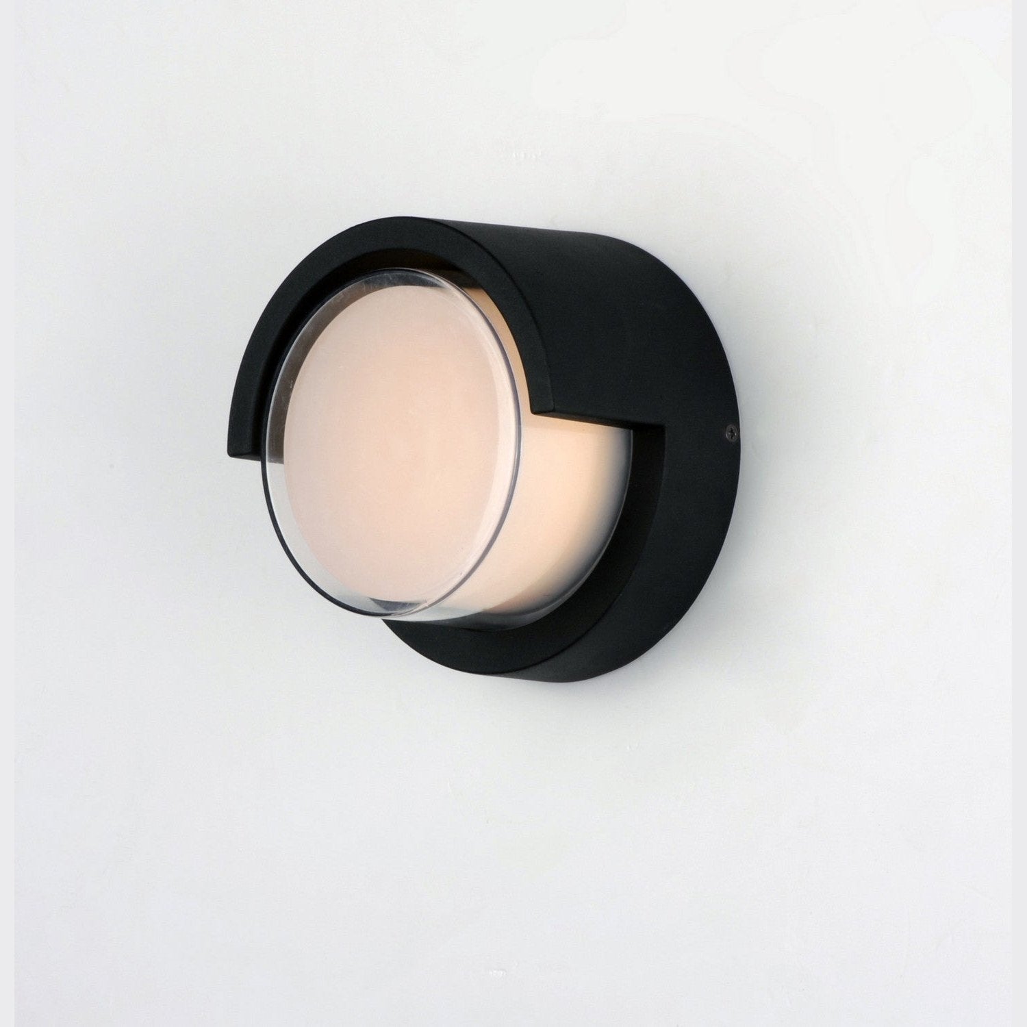 Maxim - 86162BK - LED Outdoor Wall Sconce - Eyebrow - Black