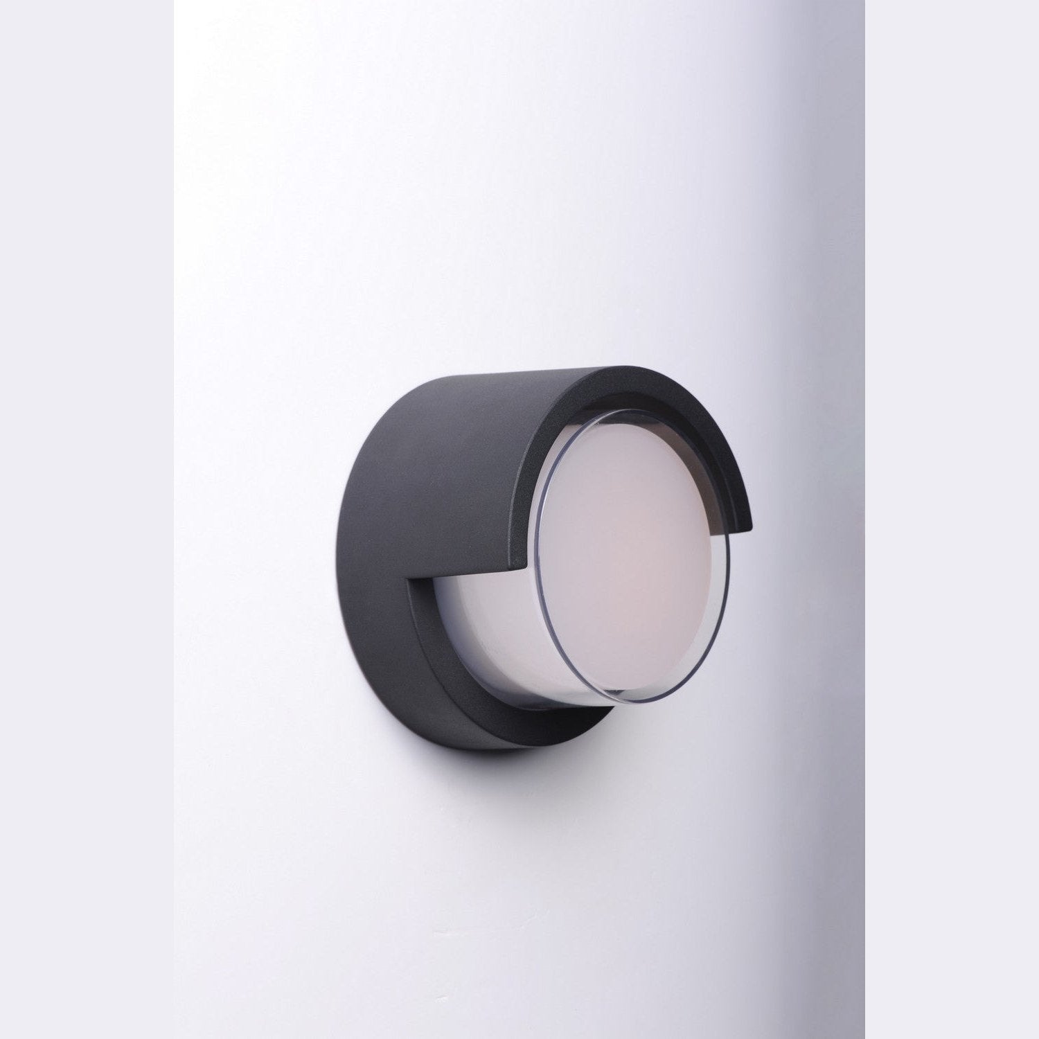 Maxim - 86162BK - LED Outdoor Wall Sconce - Eyebrow - Black
